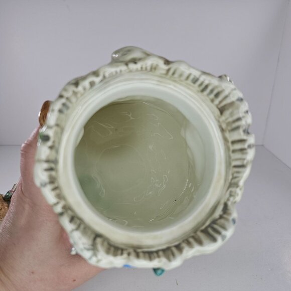 Vintage Fitz & Floyd Woodland Spring Chipmunk Squirrel Small Canister Jar *Chip* - Picture 10 of 10